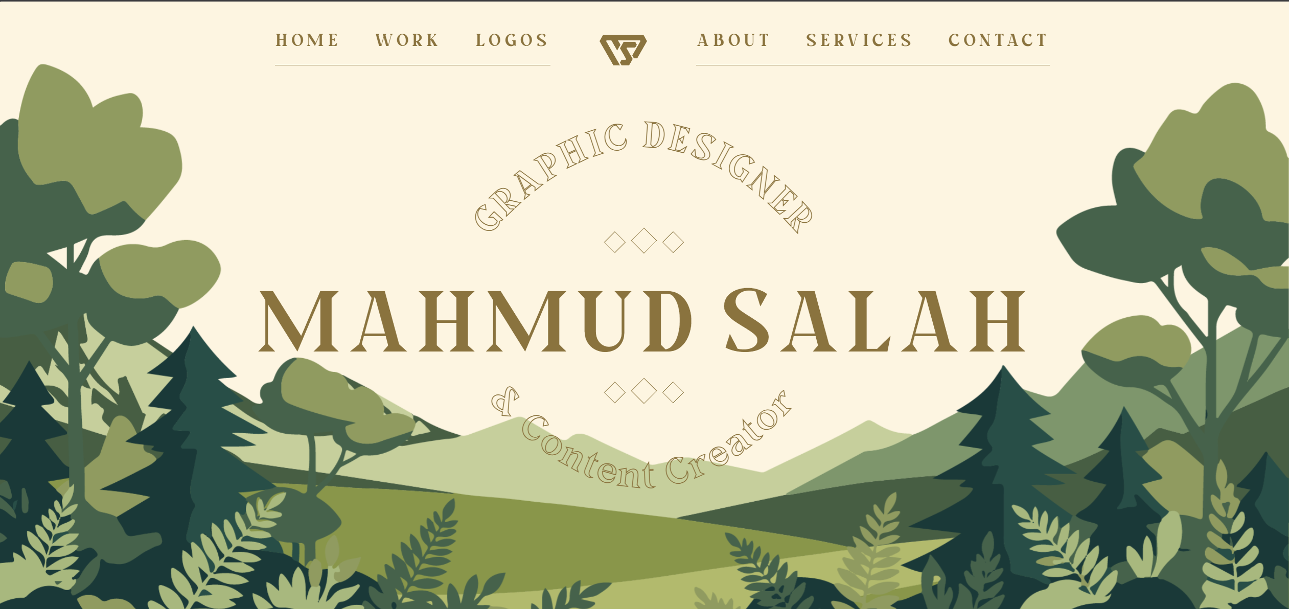Graphic Designer Portfolio Website